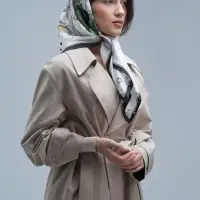 Платок шелковый Delicate, каллы Платок шелковый Delicate, каллы