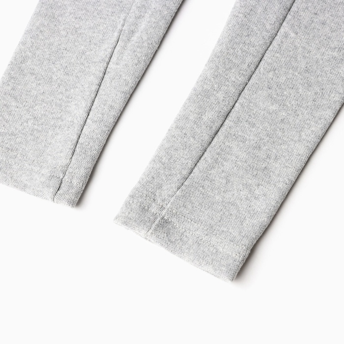 Термобелье для девочки (лонгслив, легинсы) цвет серый меланж, рост 122