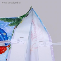 Новый год. Пакет "Желанный гость", полиэтиленовый с пластиковой ручкой, 38х44 см. Новый год. Пакет "Желанный гость", полиэтиленовый с пластиковой ручкой, 38х44 см.