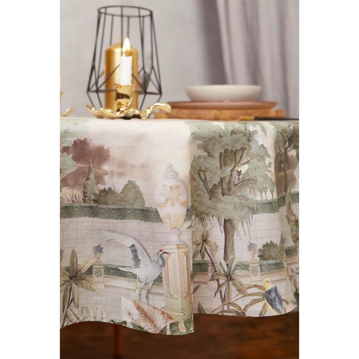 Скатерть &laquo;Этель&raquo; Райский сад d=220 +/- 3см