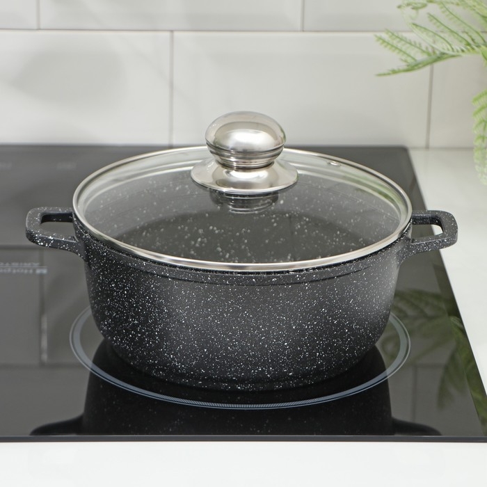 Кастрюля Доляна «Элит», 2 л, d=20 см, h=9 см, антипригарное покрытие Кастрюля Доляна «Элит», 2 л, d=20 см, h=9 см, антипригарное покрытие