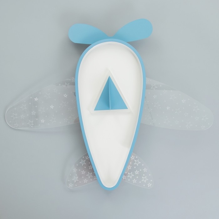 Светильник Самолет LED 30Вт синий 58х58х8 см BayerLux Светильник Самолет LED 30Вт синий 58х58х8 см BayerLux