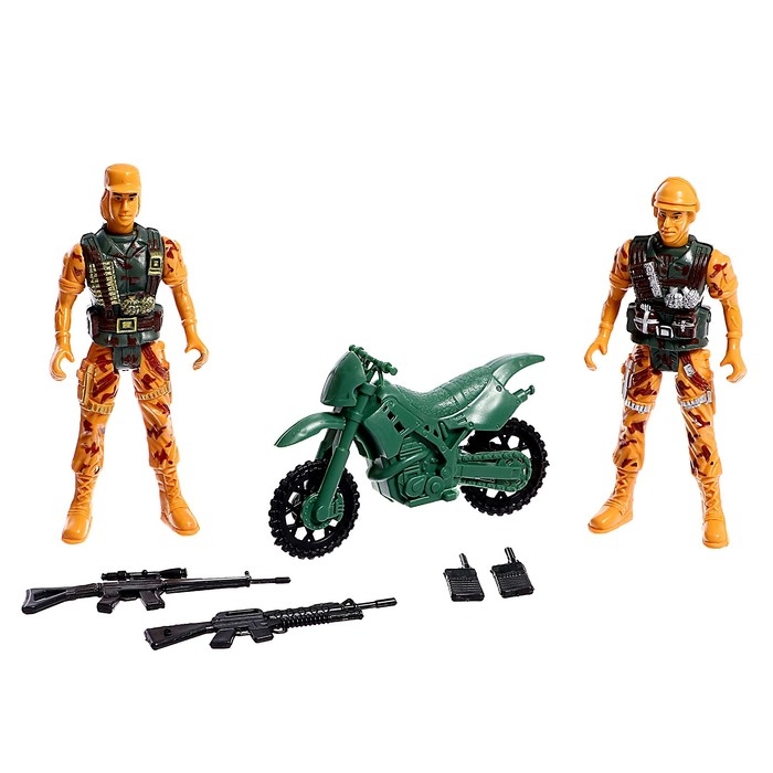 Набор фигурок «Мото пехота», 7 предметов Набор фигурок «Мото пехота», 7 предметов