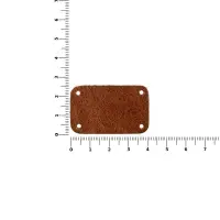 Лейбл кожаный Beta, S, горчичный Лейбл кожаный Beta, S, горчичный