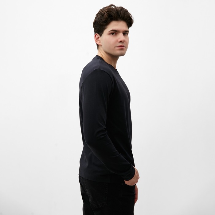 Лонгслив мужской MIST Men's casual размер 48, черный