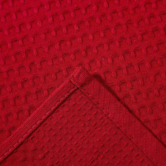 Полотенце "Доляна" цв. бордовый 35х60 см, 100% хл., крупная вафля 220 г/м2