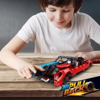 Конструктор техно &laquo;Тачка&raquo;, инерционный, 521 деталь