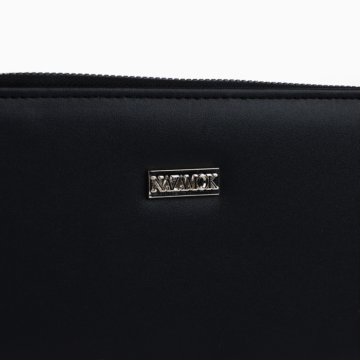 Кошелек кожзам NAZAMOK, 19*9,5см, цвет чёрный Кошелек кожзам NAZAMOK, 19*9,5см, цвет чёрный