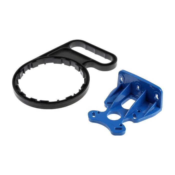 Корпус для фильтра ZEIN, 10SL, 3/4 Корпус для фильтра ZEIN, 10SL, 3/4", для холодной воды, ключ, крепление, прозрачный