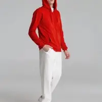 Толстовка на молнии с капюшоном Siverga 2.0, красная, размер L