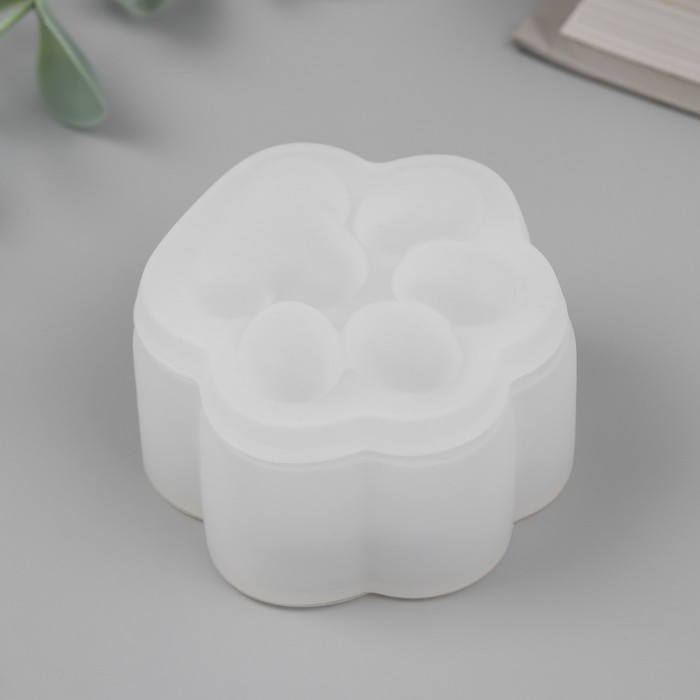 Молд силикон "Шкатулка - Лапка" 6,5х6,1х2,8 см