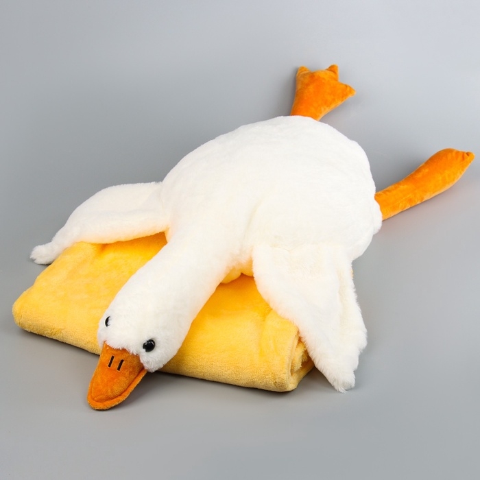 Шкурка мягкой игрушки Шкурка мягкой игрушки "Гусь" с пледом, 90 см