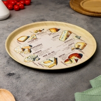 Поднос "Сыры Франции", 33 х 2 х 0,32 см, металл