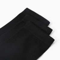 Набор мужских носков (3 пары), цвет черный, р-р 25 Набор мужских носков (3 пары), цвет черный, р-р 25