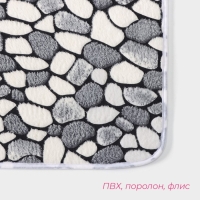 Коврик для ванной и туалета Доляна «Галька», 40×60 см Коврик для ванной и туалета Доляна «Галька», 40×60 см