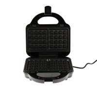 Мультигриль Sakura SA-7424, 750 Вт, 3 сменные панели, антипригарное покрытие, серо-чёрный