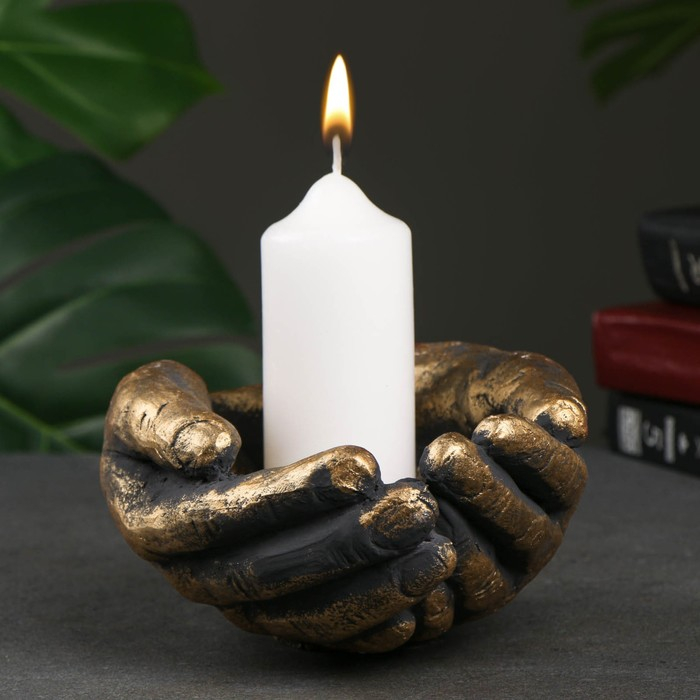 Подсвечник Подсвечник "Ладони" винтаж 9,7см