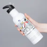 Спортивная бутылка Cycleway, белая Спортивная бутылка Cycleway, белая