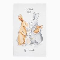 Полотенце "Этель" Зайчики 40х73 см, 100% хл, саржа 190 гр/м2