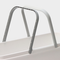 Ведро для уборки Raccoon, 20 л, 59,5&times;22&times;19 см, дно 55&times;17 см, цвет белый