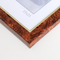 Фоторамка пластик "Офис 8" 15х21 см, карельская берёза Фоторамка пластик "Офис 8" 15х21 см, карельская берёза