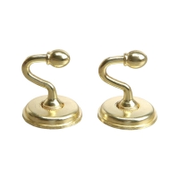 Крючок однорожковый для штор CAPPIO KC112, цвет золото, 2 шт