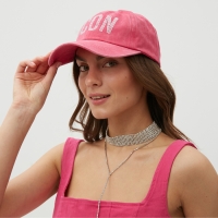 Кепка женская со стразами MIST Icon, розовый, р. 56-58 Кепка женская со стразами MIST Icon, розовый, р. 56-58