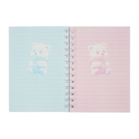 Записная книжка подарочная на гребне 80л,линия, цветной блок,обложка ПВХ 3D Мишка(17,6х13,5см) 105 Записная книжка подарочная на гребне 80л,линия, цветной блок,обложка ПВХ 3D Мишка(17,6х13,5см) 105