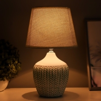 Настольная лампа Латея E14 40Вт бело-фисташковый 20х20х35 см RISALUX Настольная лампа Латея E14 40Вт бело-фисташковый 20х20х35 см RISALUX