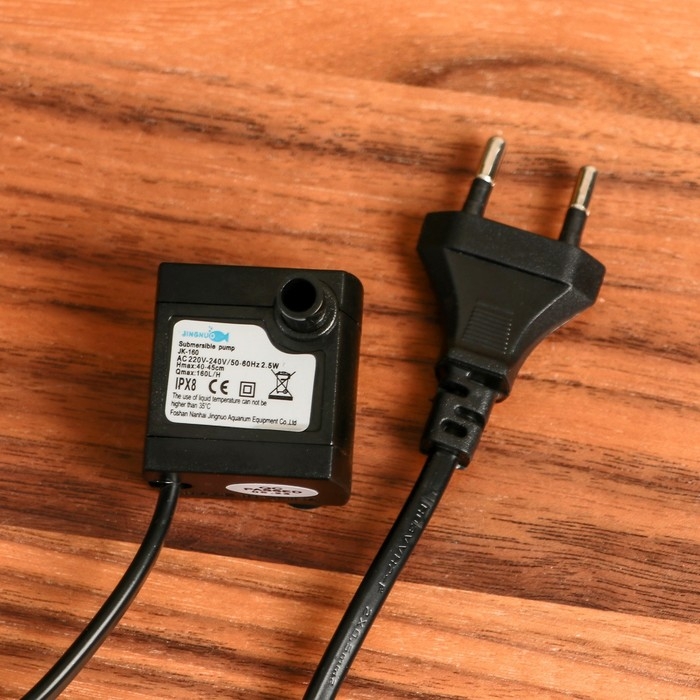 Фонтан Фонтан "Прохлада" водопад, 11х18х23 см (с подсветкой, без шарика)