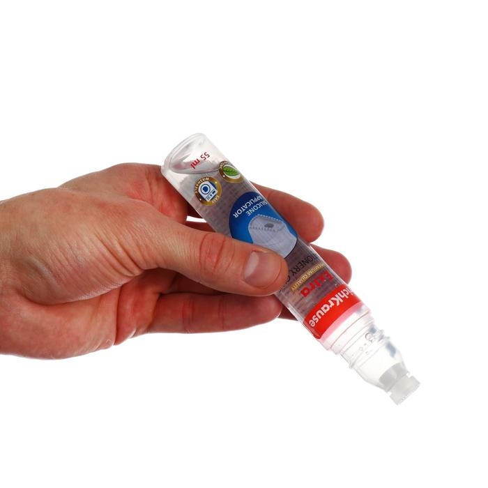 Клей канцелярский ErichKrause, 50 мл, с мягким силиконовым аппликатором, подходит для бумаги, морозостойкий Клей канцелярский ErichKrause, 50 мл, с мягким силиконовым аппликатором, подходит для бумаги, морозостойкий