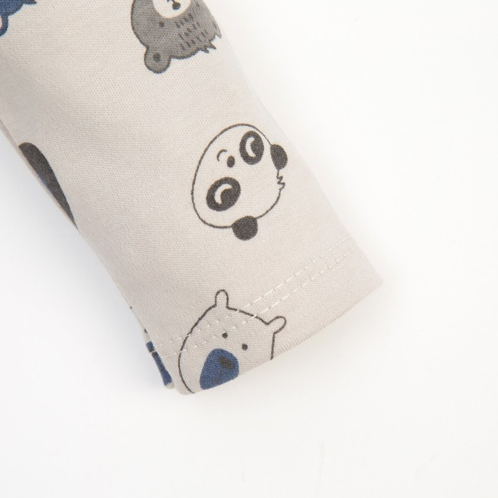 Комплект: джемпер и брюки Крошка Я "Мишка", рост 80-86 см, серый