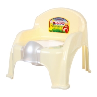 Горшок детский &laquo;Утенок&raquo; слоновая кость / белый 310х295х280мм