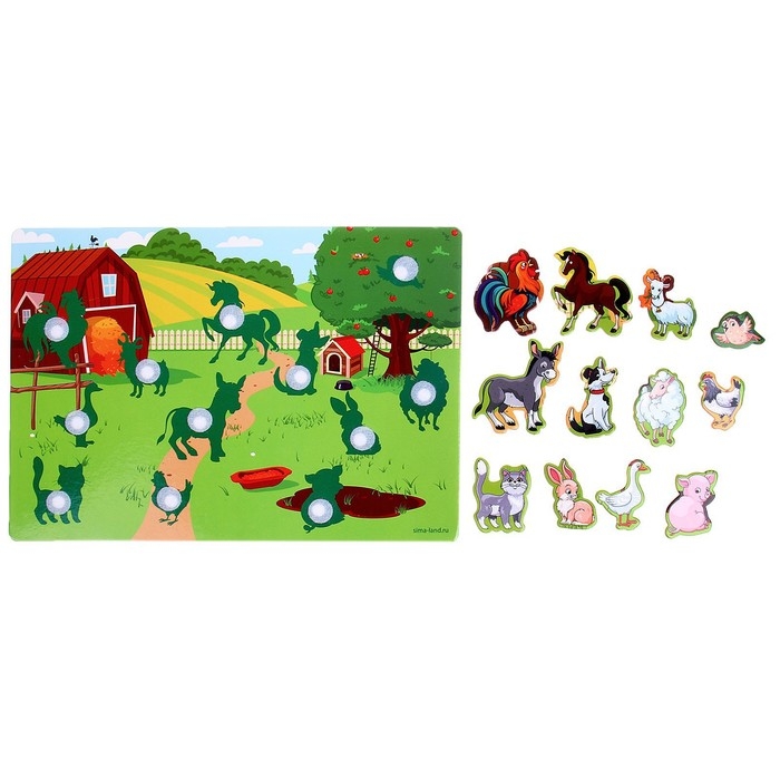 Игрушка на липучках &laquo;&lrm;Домашние животные&raquo;&lrm;