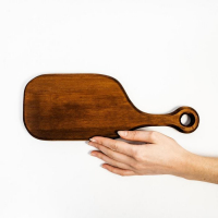 Доска разделочная Magistro, 32,5&times;12,5&times;2 см, цельный массив кедра, цвет шоколадный