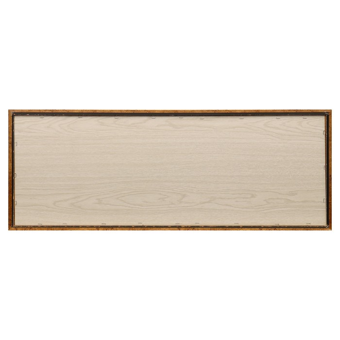 Картина "Белые тюльпаны" 42х107 см рамка микс