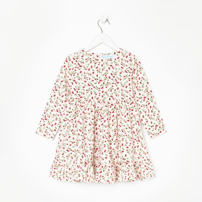 Платье KAFTAN "Розы", р. 36 (134-140), белый