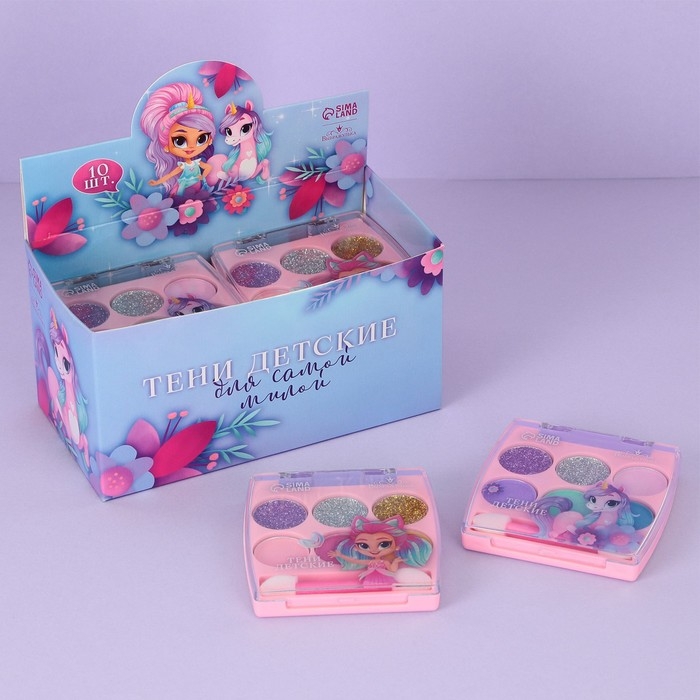 Тени детские &laquo;&lrm;Для самой милой&raquo;, МИКС 6 цветов