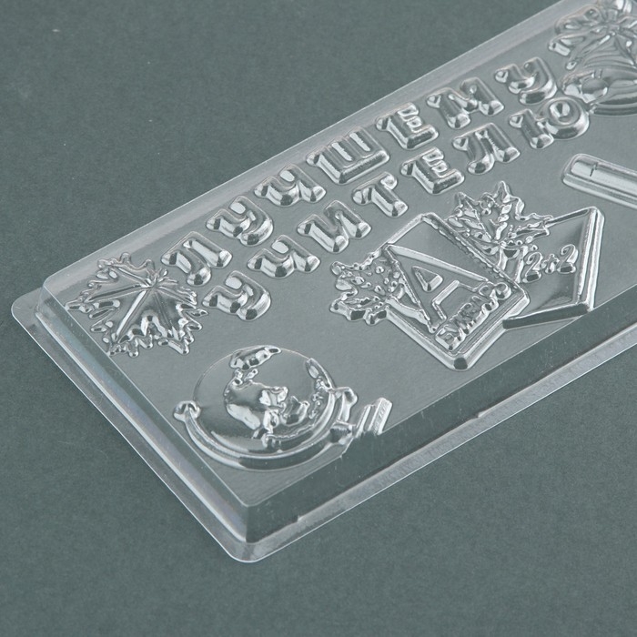 Форма для шоколада - плитка &laquo;Лучшему учителю&raquo;, 18 х 9.5 см