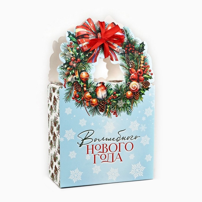 Коробка новогодняя складная &laquo;Волшебного Нового года&raquo; 12.3 х 21 х 5.3 см, Новый год