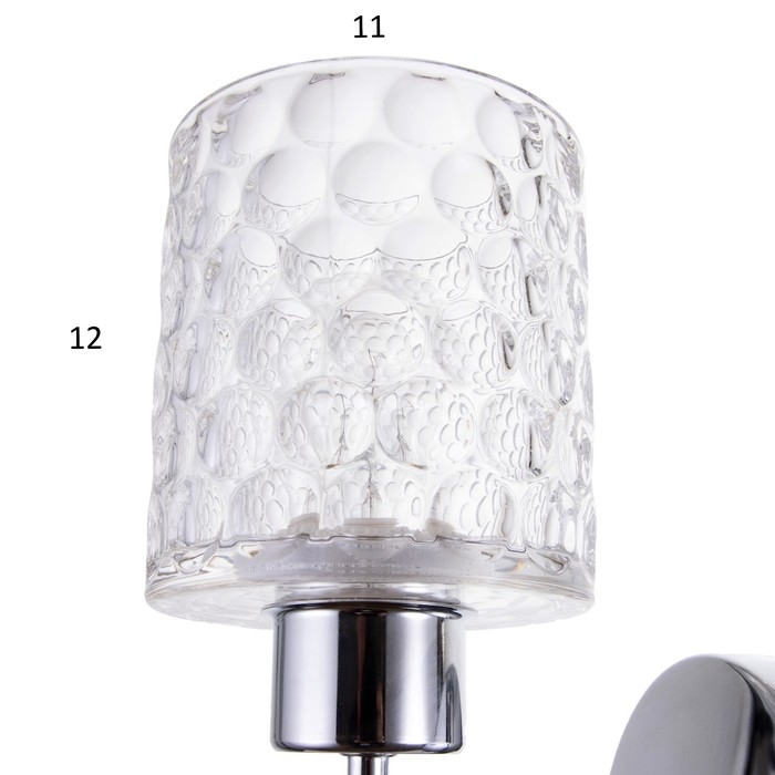 Бра 2074/1 E27 40Вт хром 16х12х21 см Бра 2074/1 E27 40Вт хром 16х12х21 см