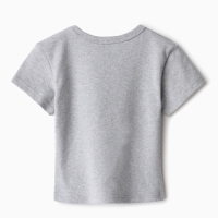 Футболка детская KAFTAN "Basic line", р.28 (86-92 см), серый