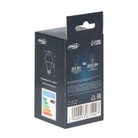 Лампа cветодиодная Luazon Lighting, A60, 20 Вт, E27, 1620 Лм, 4000 К, дневной свет Лампа cветодиодная Luazon Lighting, A60, 20 Вт, E27, 1620 Лм, 4000 К, дневной свет