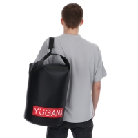 Гермомешок YUGANA, ПВХ, водонепроницаемый 40 литров, один ремень, черный Гермомешок YUGANA, ПВХ, водонепроницаемый 40 литров, один ремень, черный