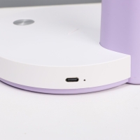 Настольная лампа "Гард" LED, от USB/АКБ 7 Вт сенсор 3000-6000 К белый-фиолетовый 13х12х37 см RISALUX Настольная лампа "Гард" LED, от USB/АКБ 7 Вт сенсор 3000-6000 К белый-фиолетовый 13х12х37 см RISALUX