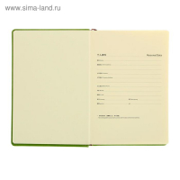 Ежедневник недатированный А5, 148 листов в линейку, обложка пвх, МИКС