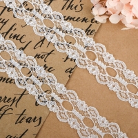 Кружево капроновое, 30 мм × 10 ± 1 м, цвет белый Кружево капроновое, 30 мм × 10 ± 1 м, цвет белый