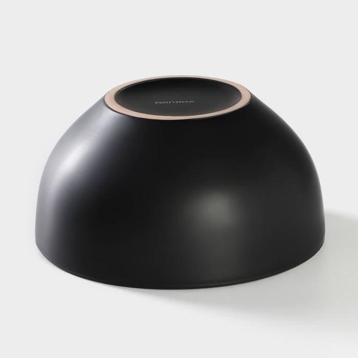 Салатник керамический Доляна &laquo;Глянец&raquo;, d=14 см, цвет синий