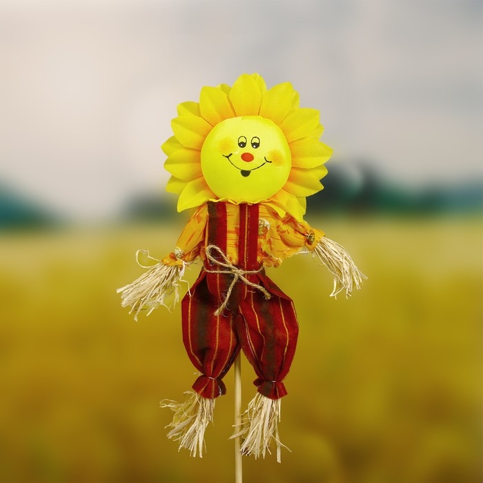 Огородное пугало &laquo;Солнце&raquo;, h = 50 см, МИКС, Greengo