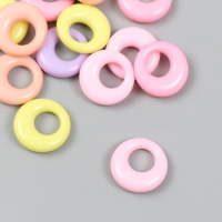 Декор для творчества пластик "Колечки не правильной формы" набор 25 гр 0,6х1,8х1,8 см